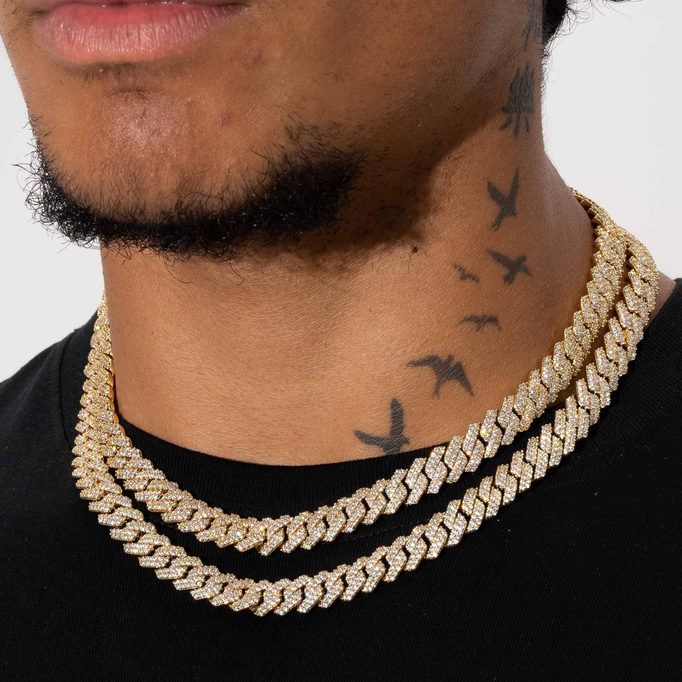 10mm Monaco Chain - Gold - Image 2