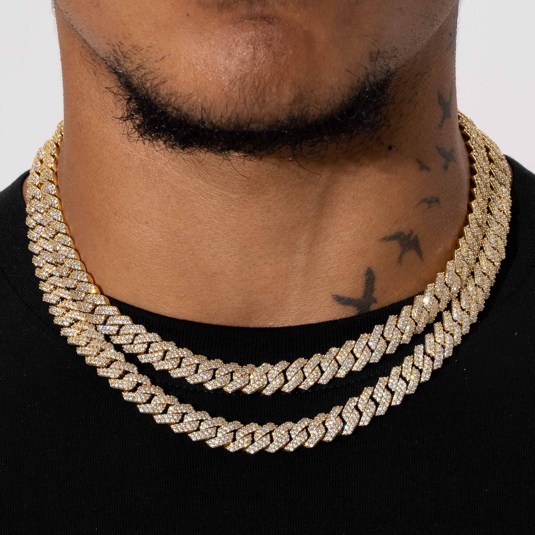 10mm Monaco Chain - Gold - Image 4