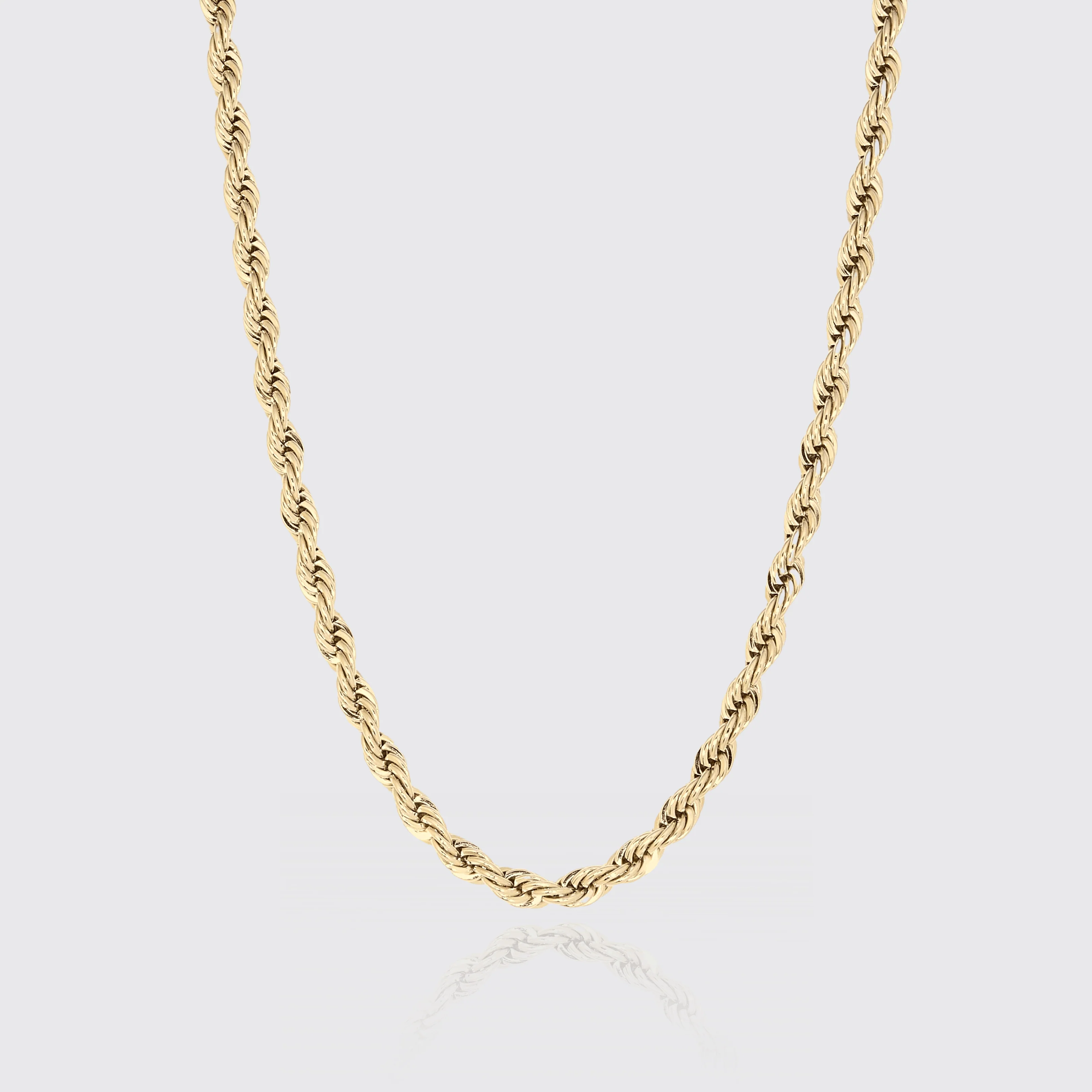 8mm Rope Chain - Gold - Image 5