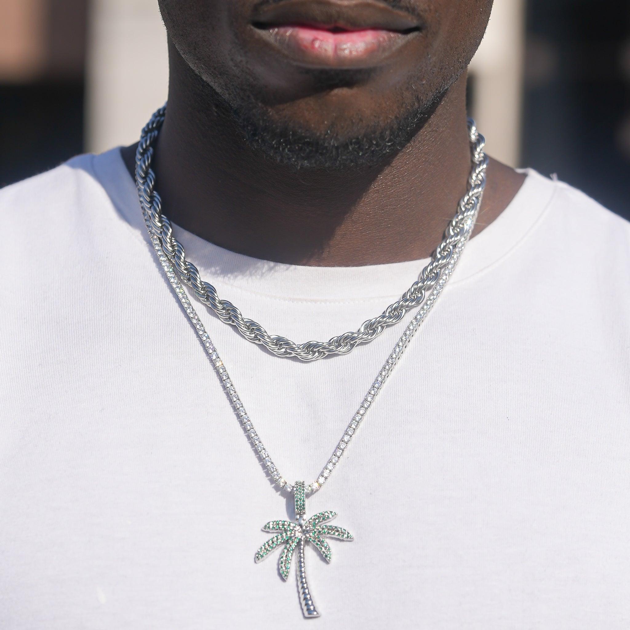 8mm Rope Chain - White Gold - Image 4
