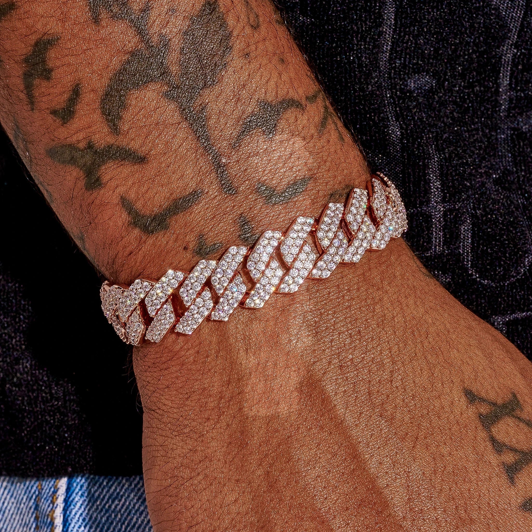 14mm Monaco Bracelet - Rose Gold - Image 4