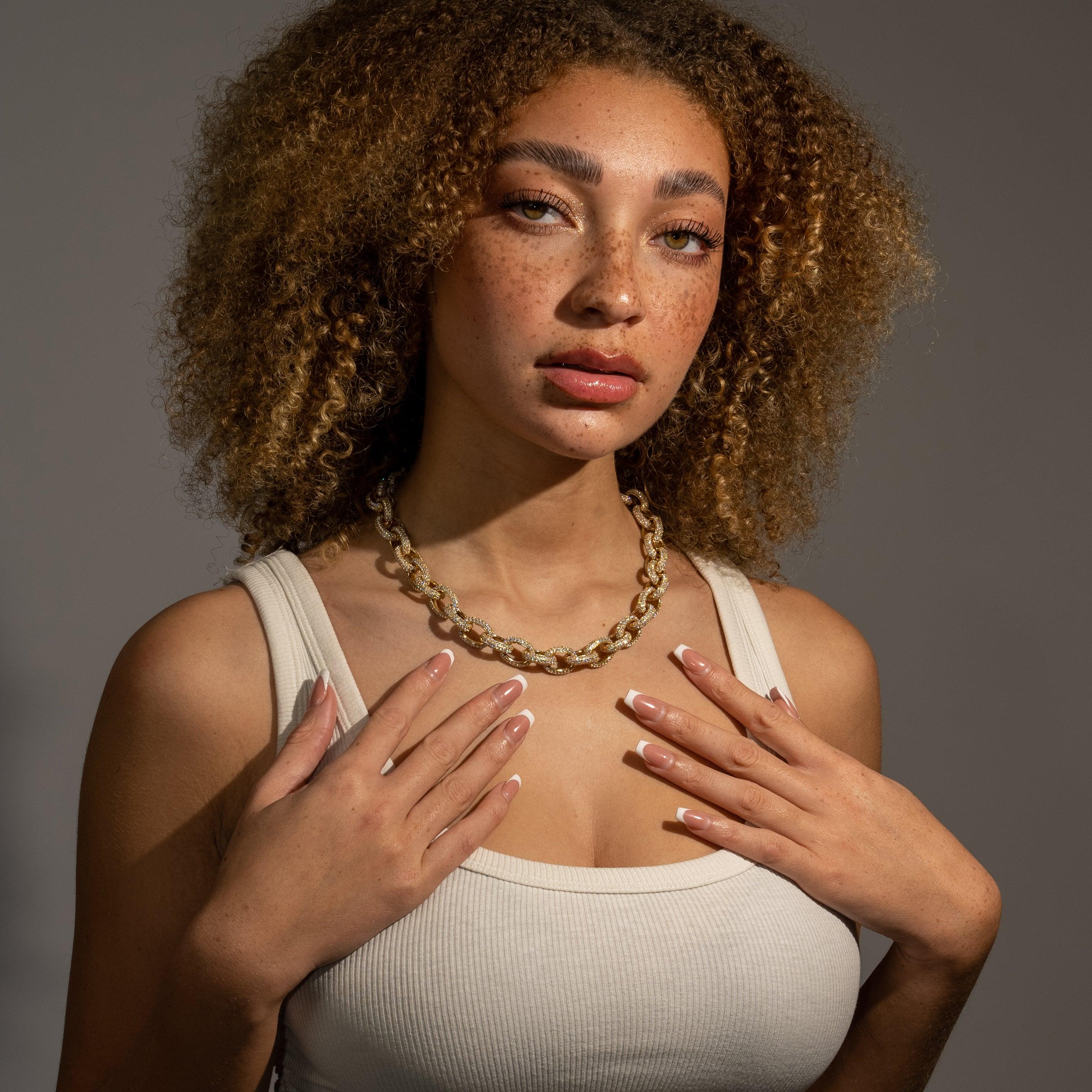 15mm Rolo Chain - Gold - Image 3