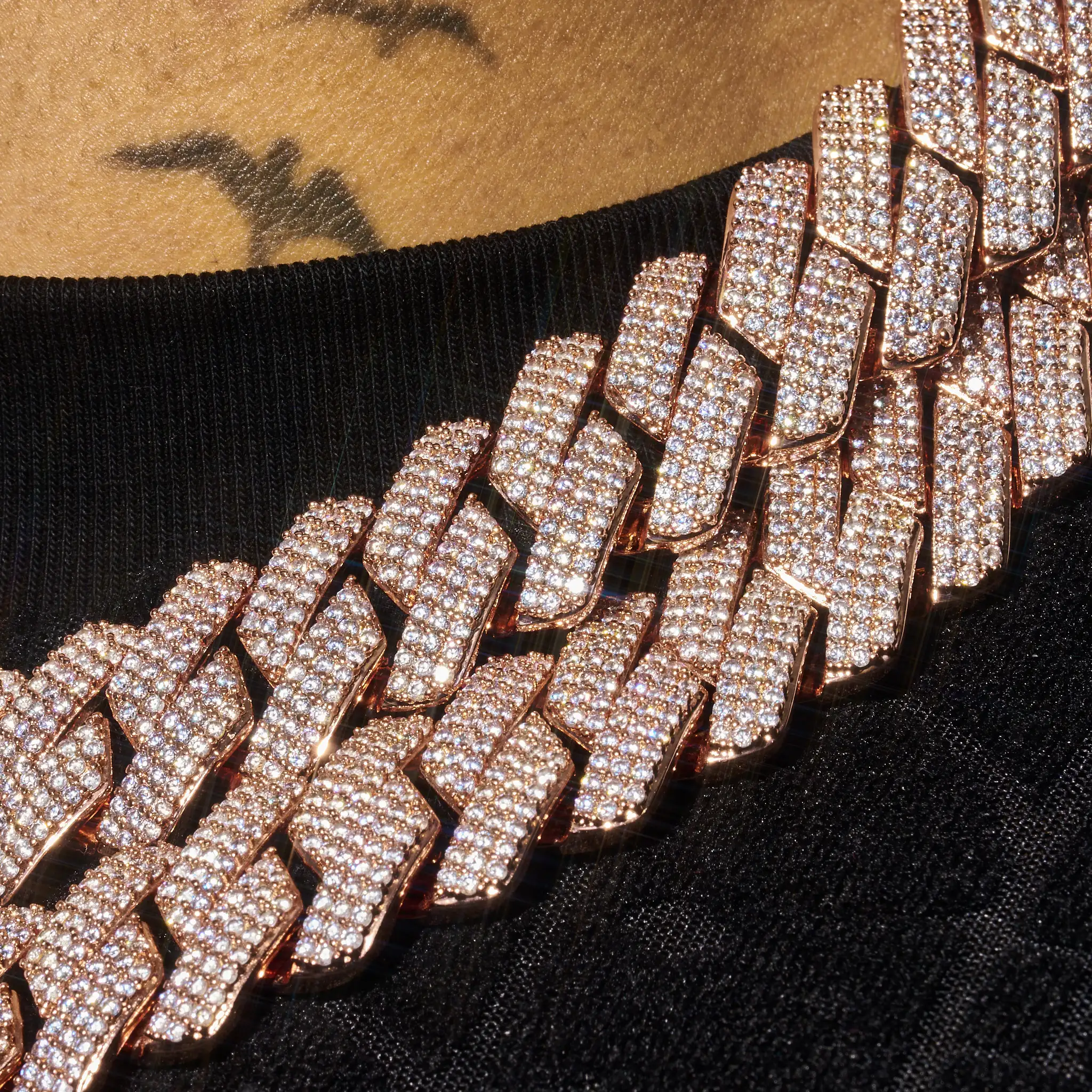 20mm Monaco Chain - Rose Gold - Image 5