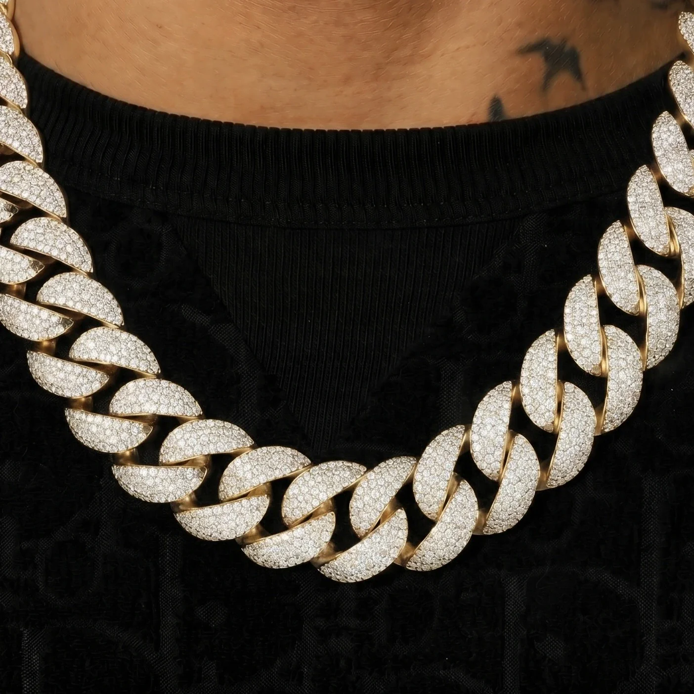 23MM Miami Cuban Link Chain - Gold - Image 2