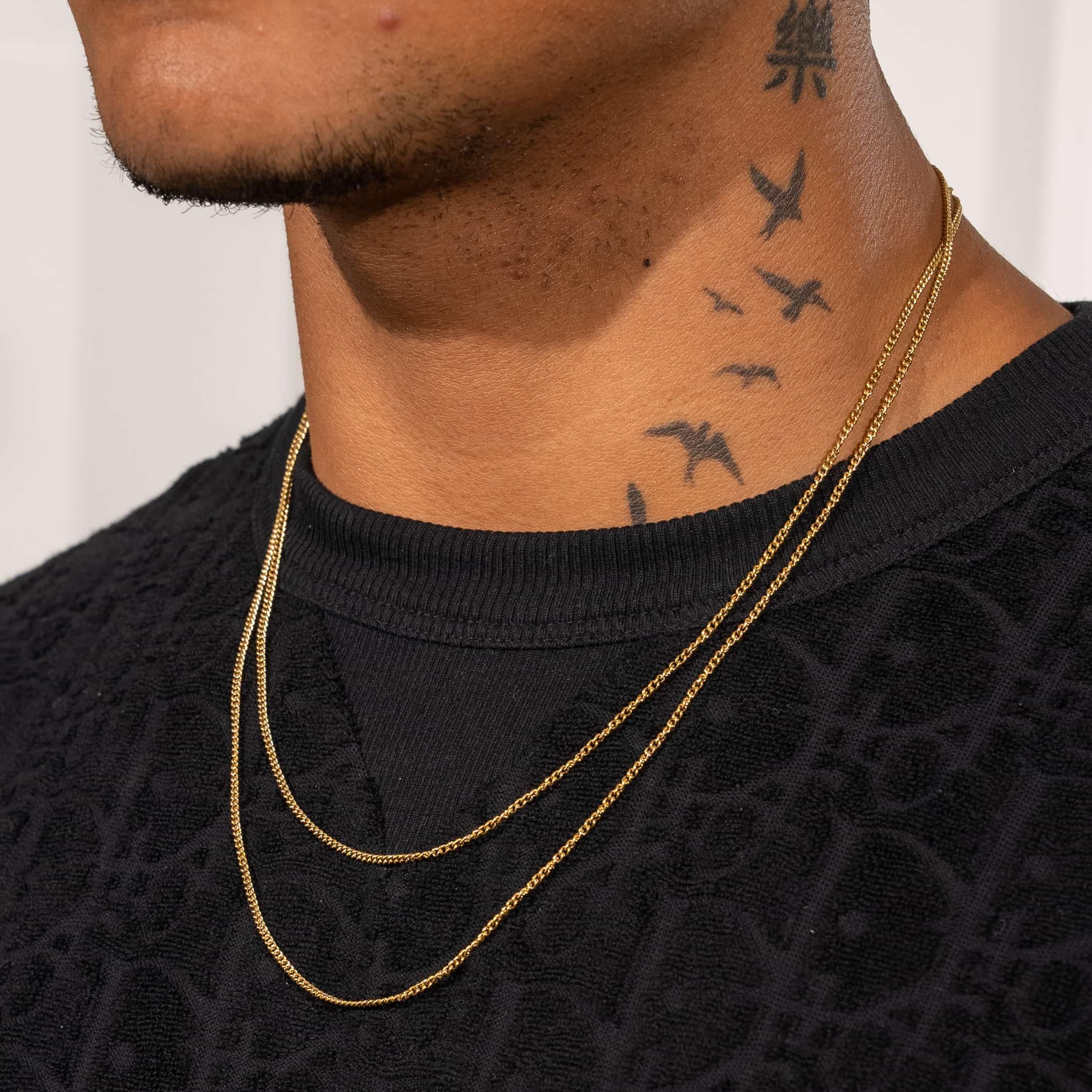 2mm Curb Chain - Gold - Image 2