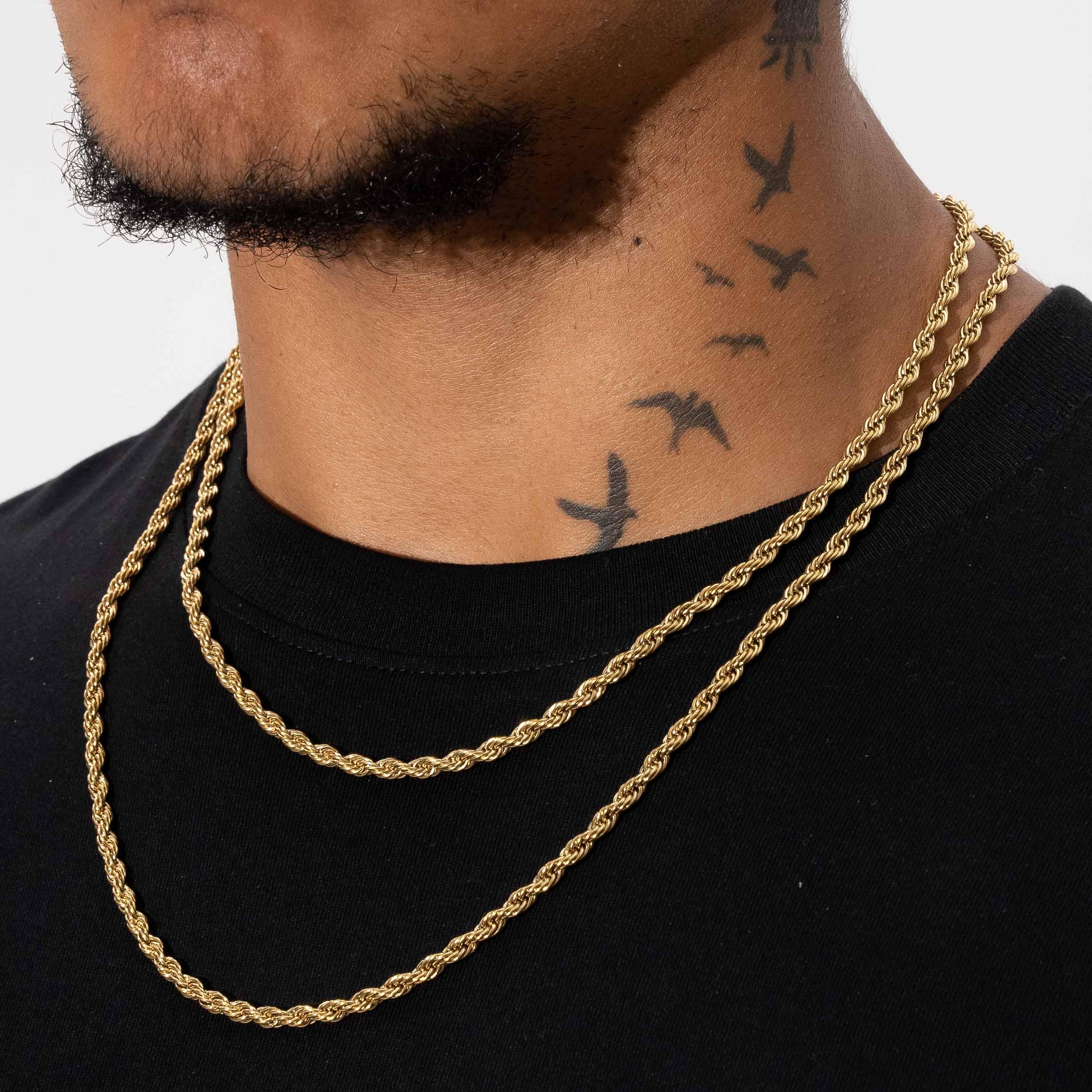 3mm Rope Chain - Gold - Image 2