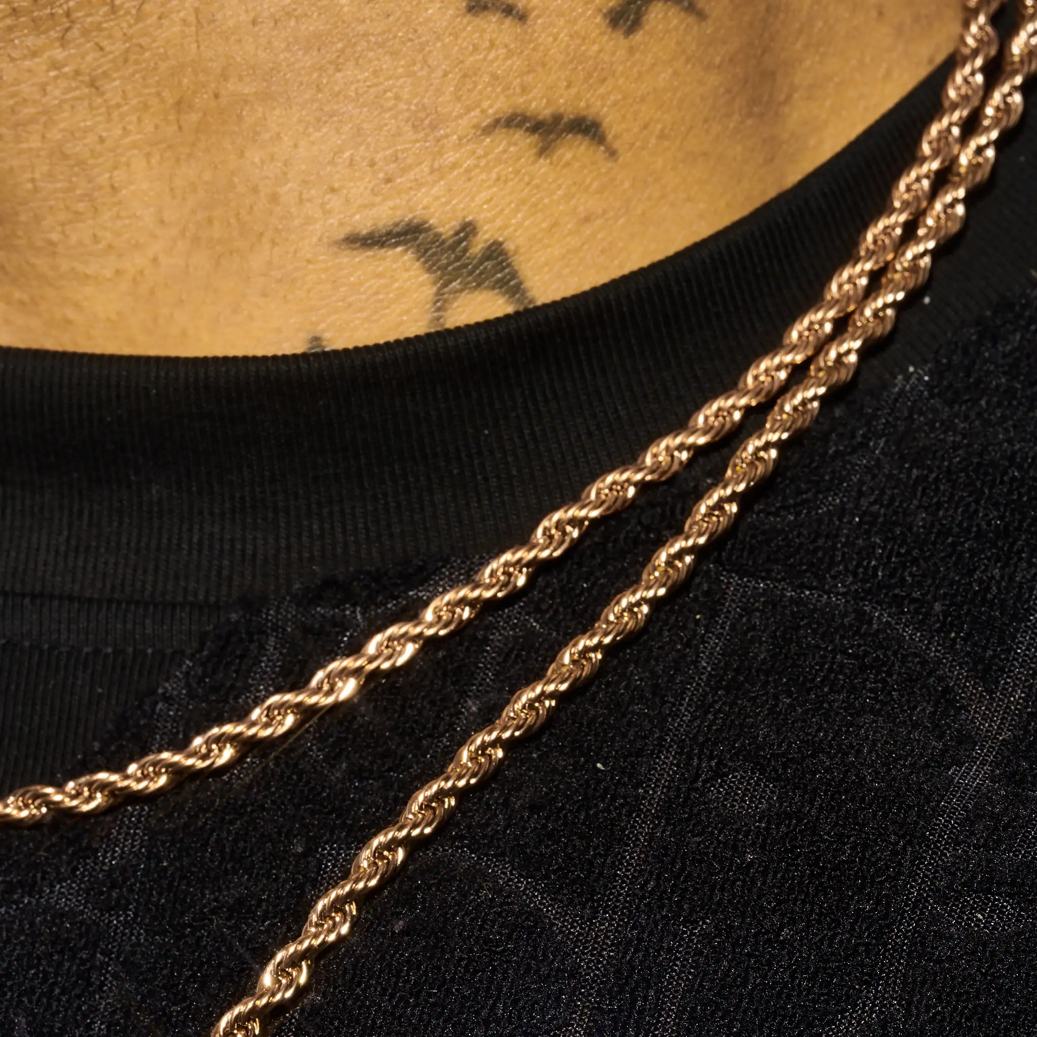 4mm Rope Chain - Rose Gold - Image 3