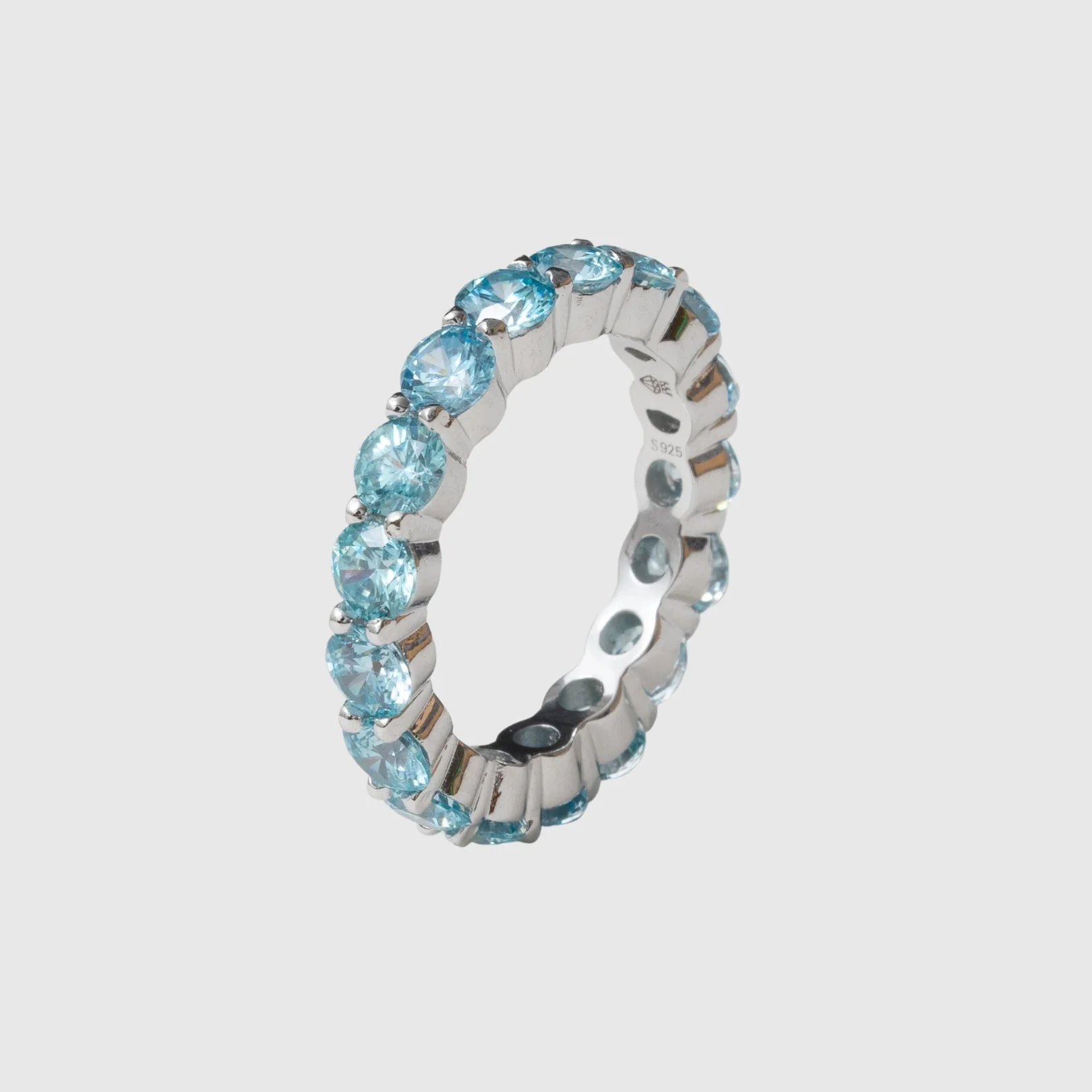 5mm Blue Diamond Ring - Image 5