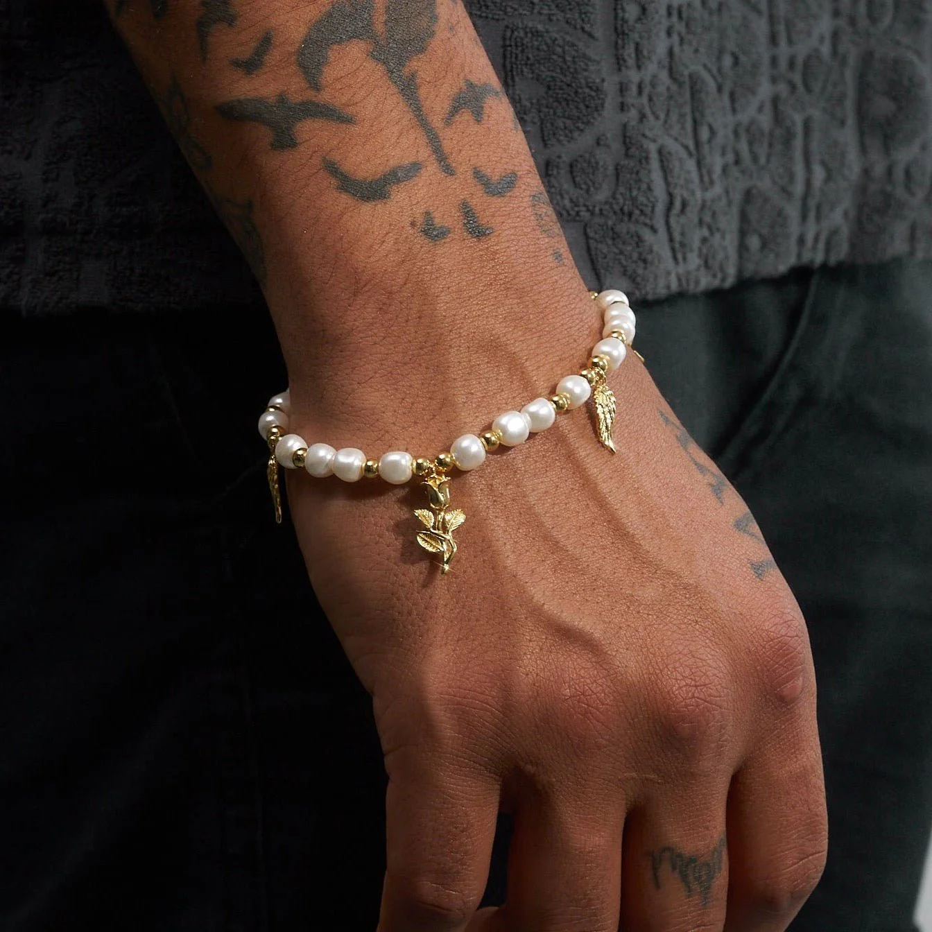 5mm PEARL BRACELET ANGELS - Image 5