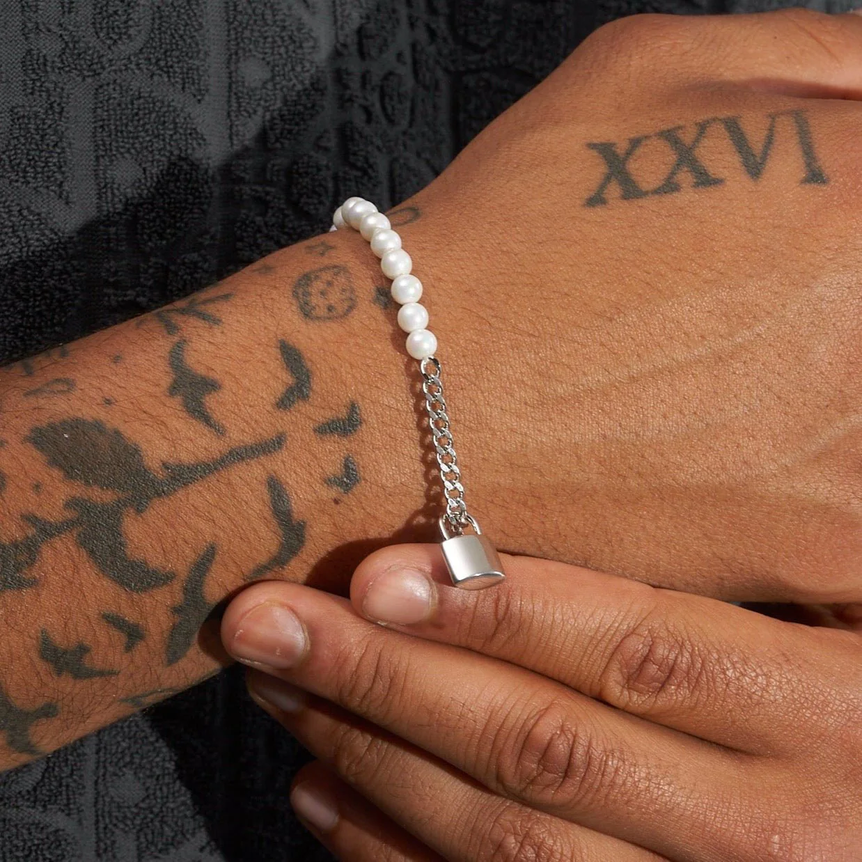 5mm PEARL LOCK BRACELET - Image 3