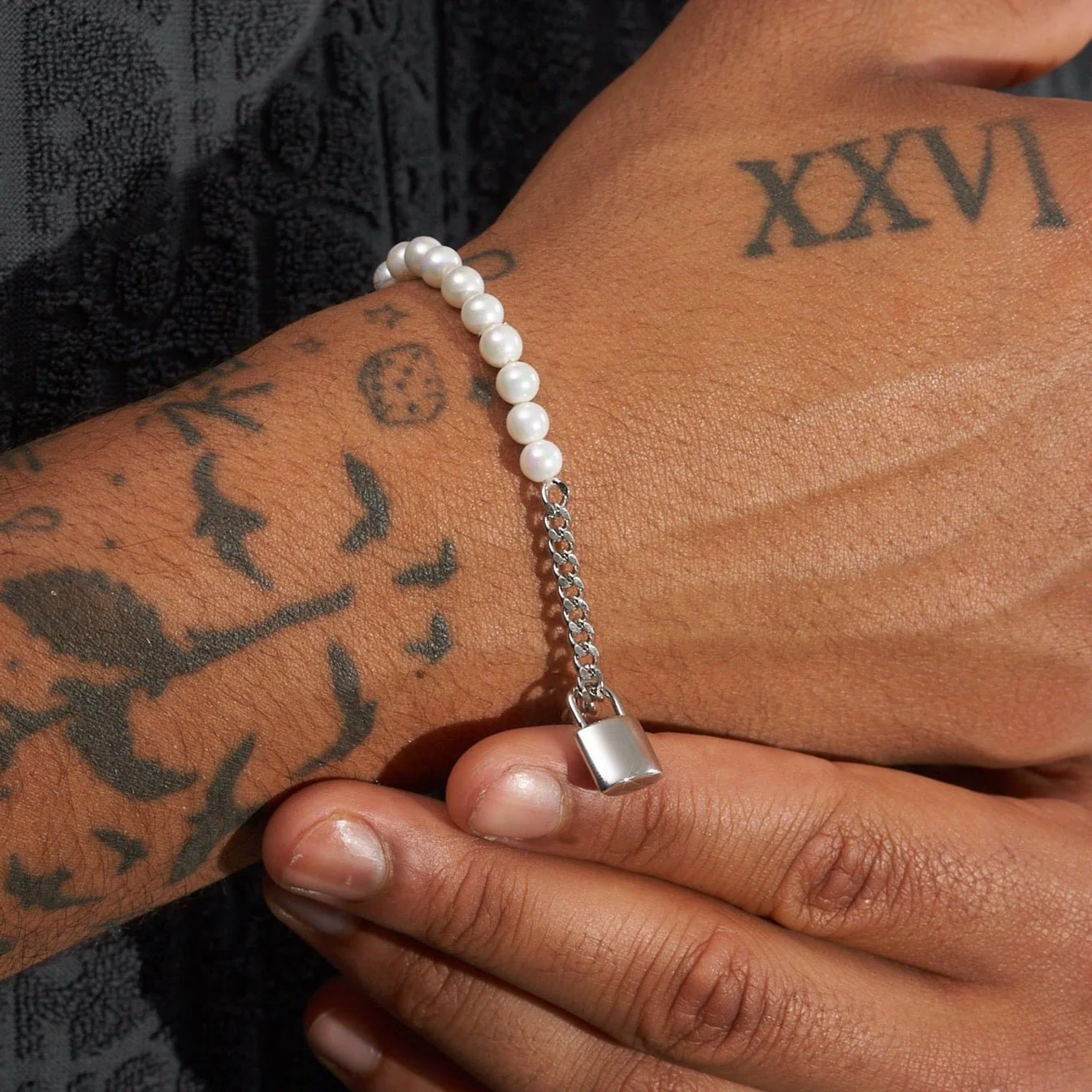 5mm PEARL LOCK BRACELET - Image 5