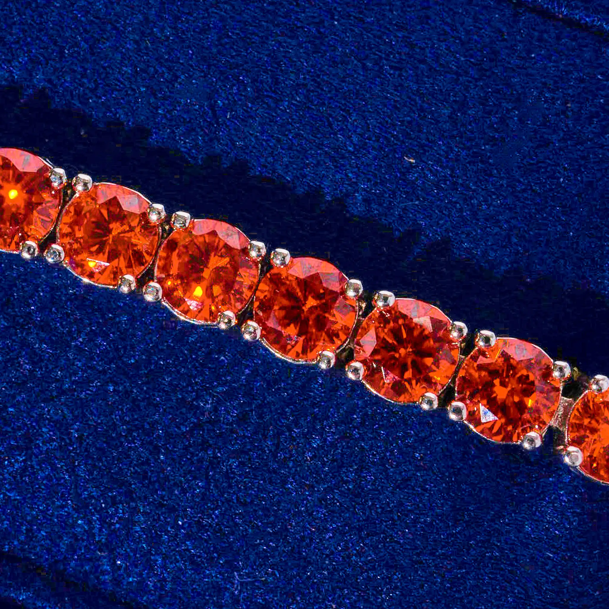 5mm Tennis Bracelet - Red Ruby - Image 2