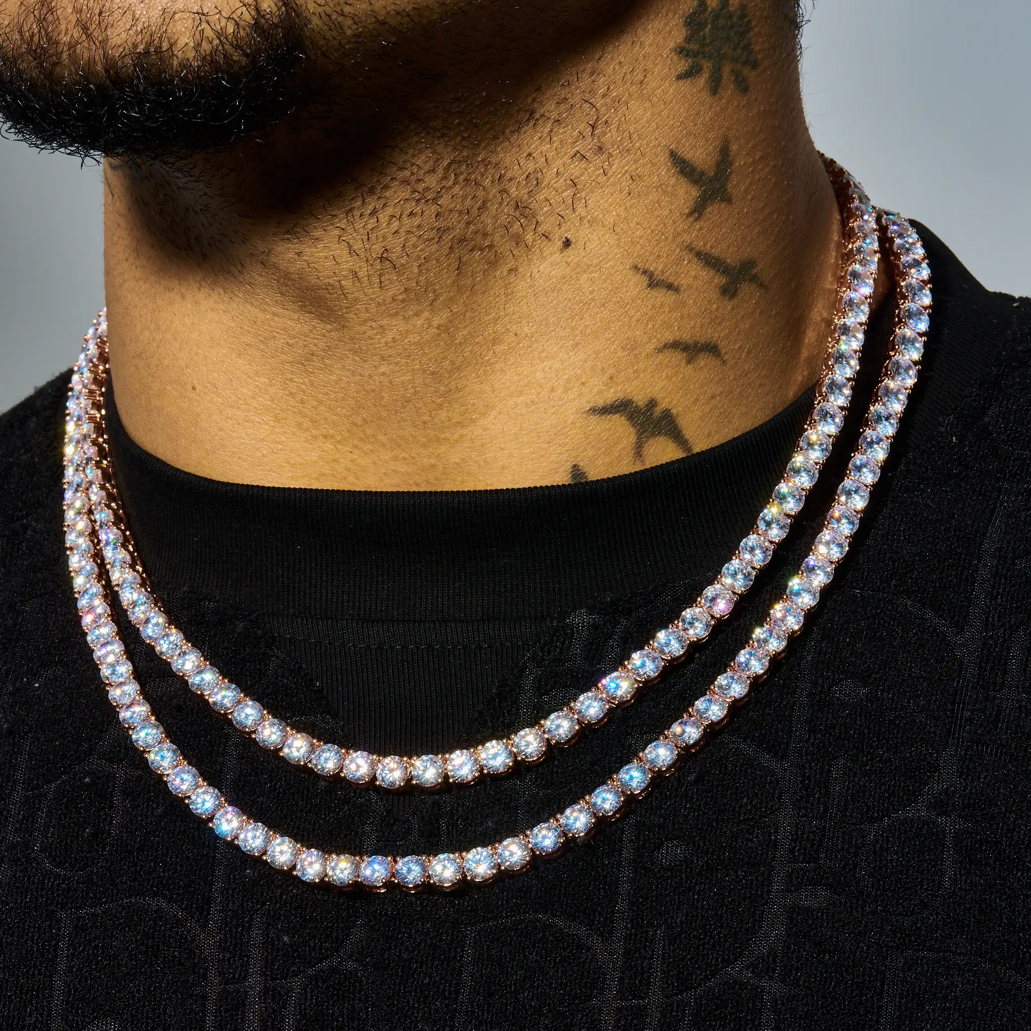 6mm Tennis Chain - Rose Gold - Image 5
