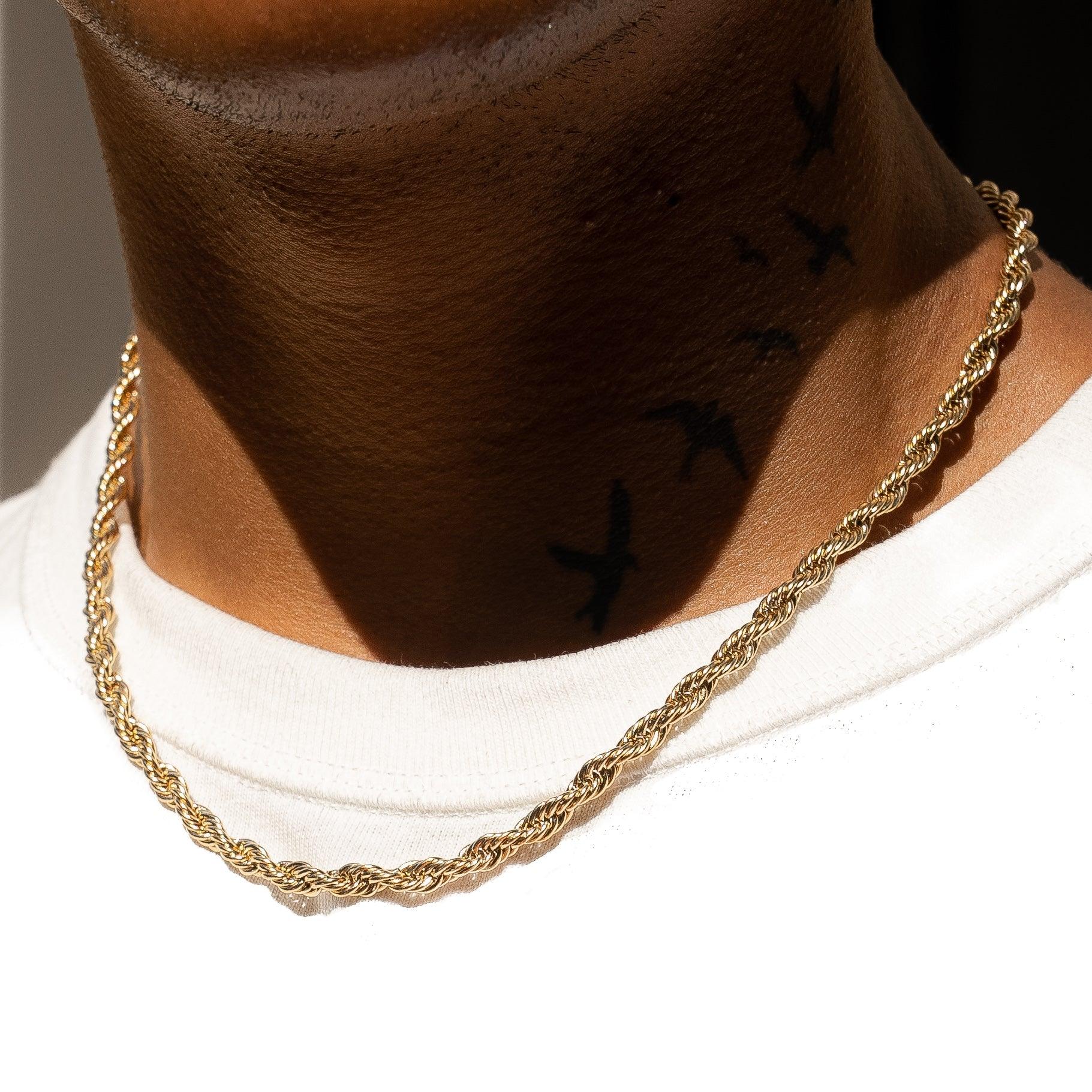 6mm Rope Chain - Gold - Image 4