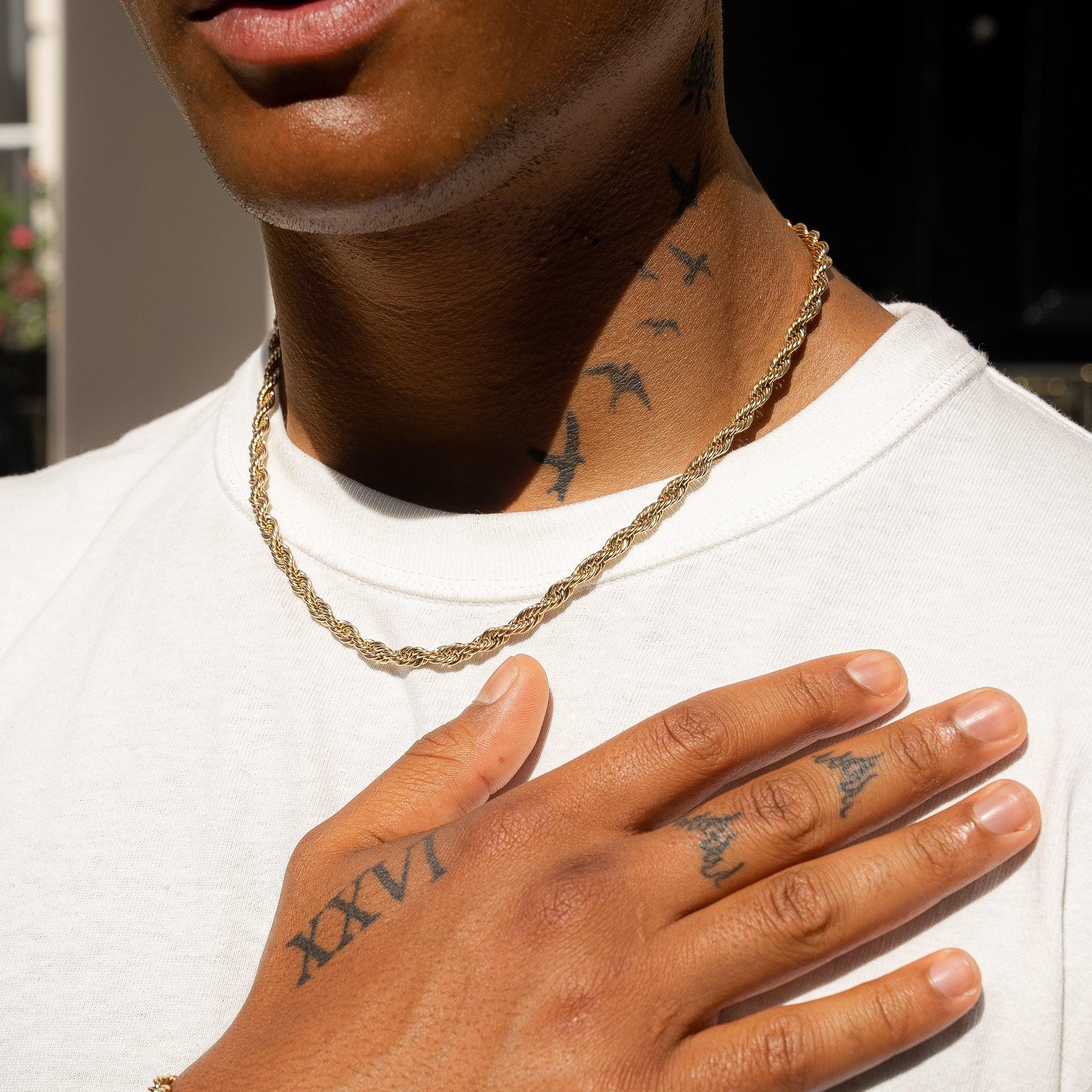 6mm Rope Chain - Gold - Image 5