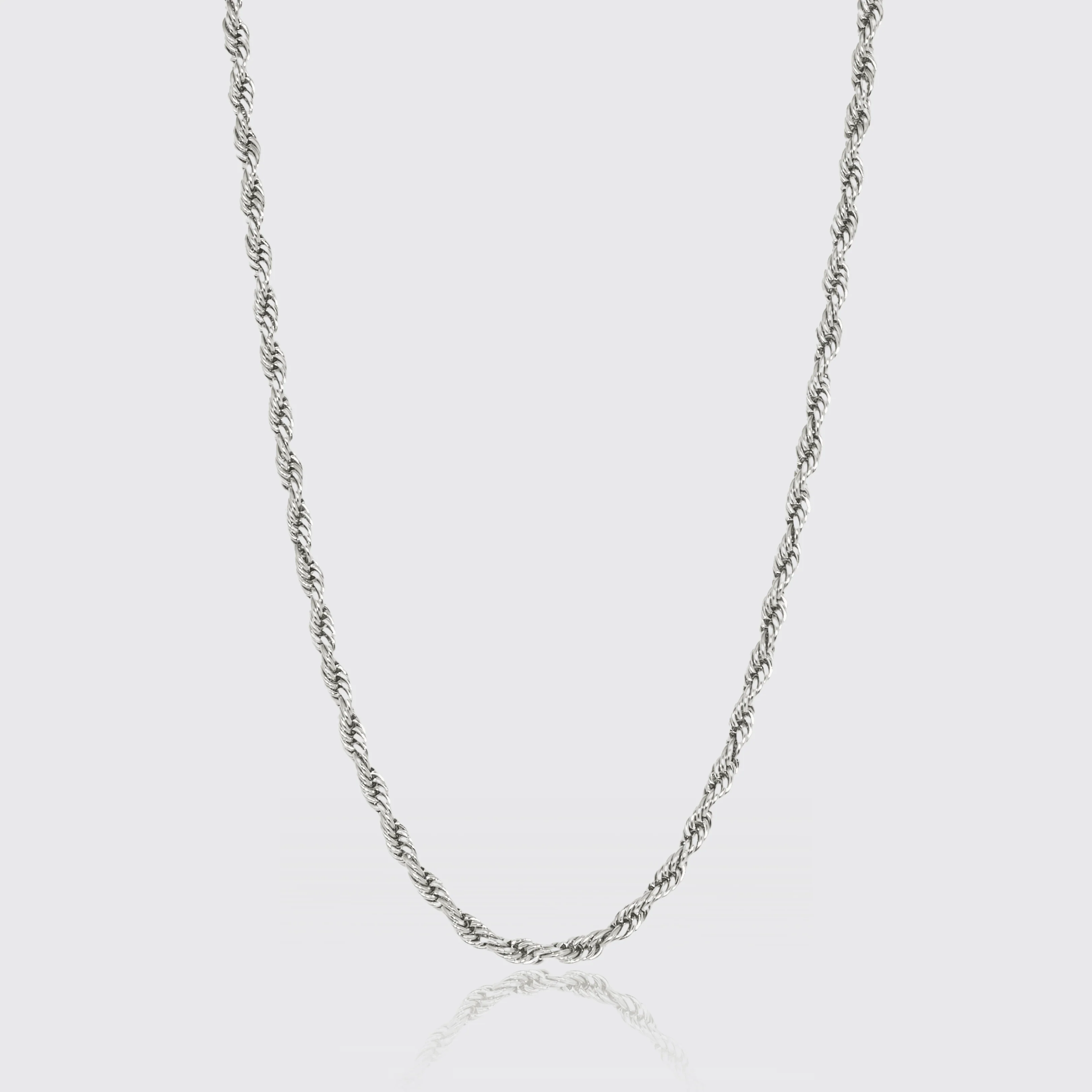 6mm Rope Chain - White Gold - Image 3
