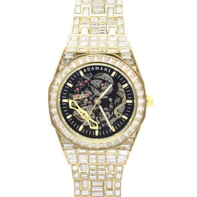 Adamans Baguette Watch - Gold - Image 4