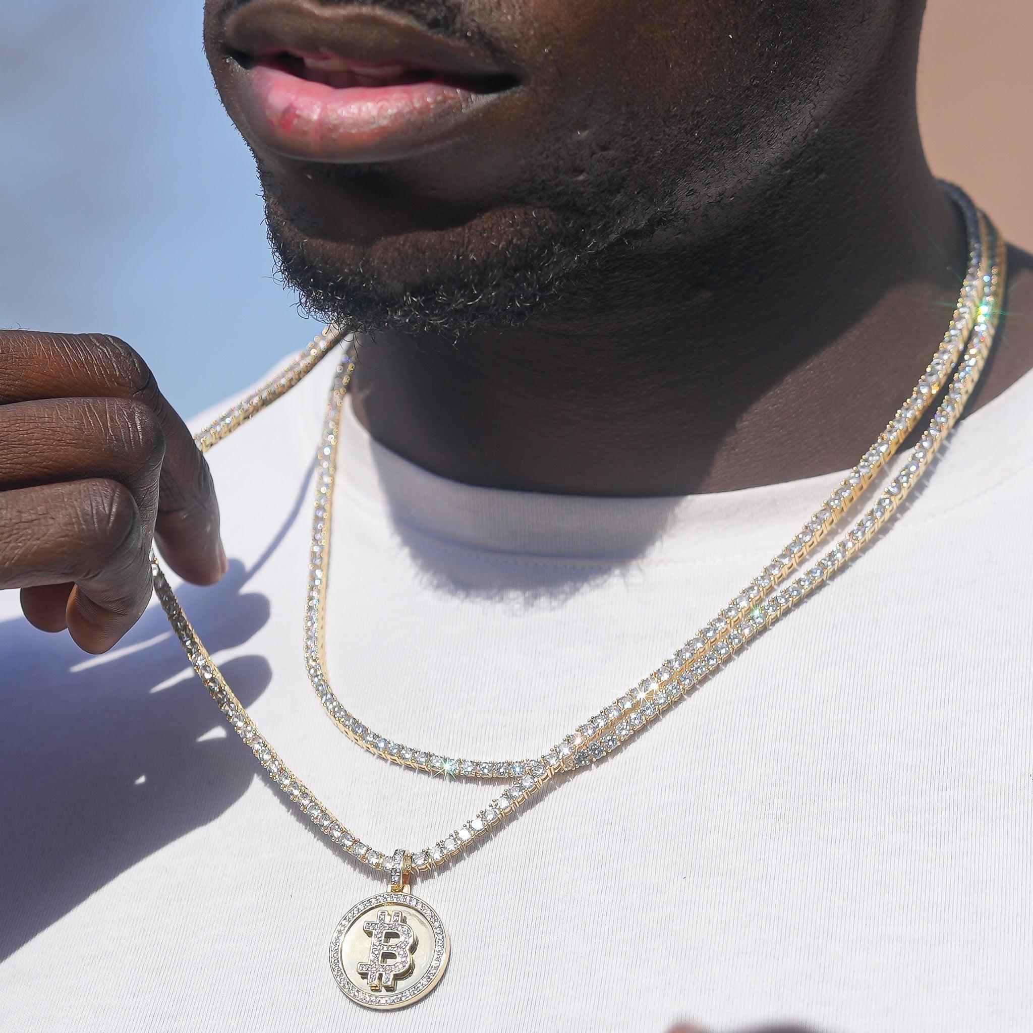 Bitcoin Pendant - Gold - Image 2