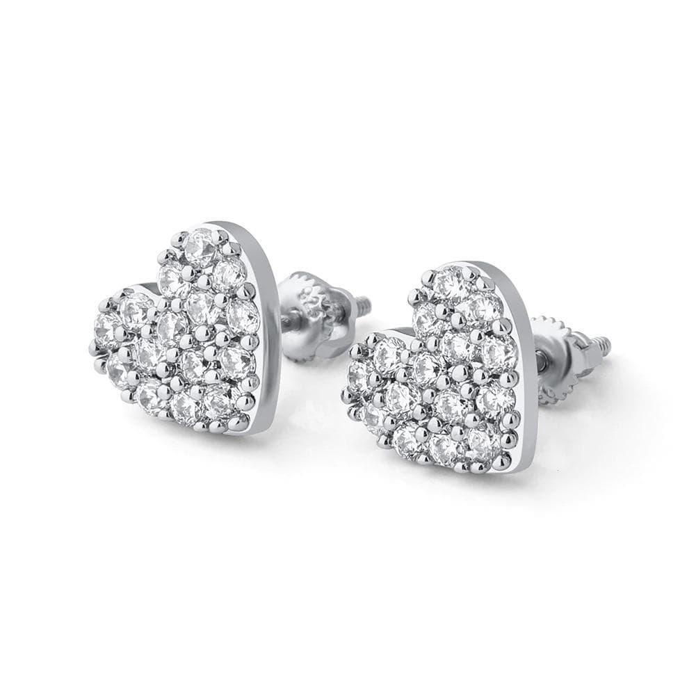 Heart Earrings - 925 Silver - Image 3