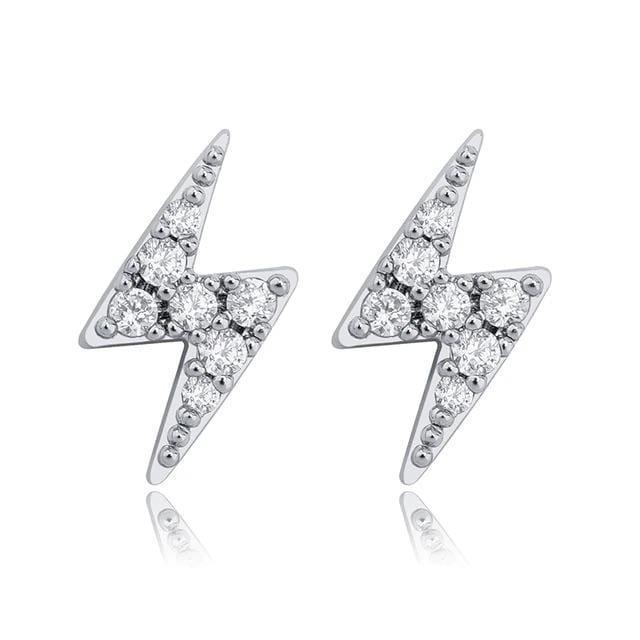Lightning Earrings - 925 Silver - Image 4
