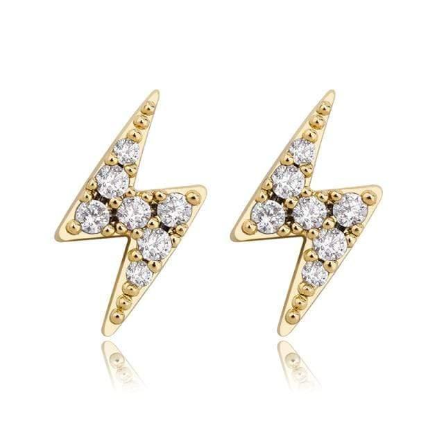 Lightning Earrings - Vermeil - Image 4
