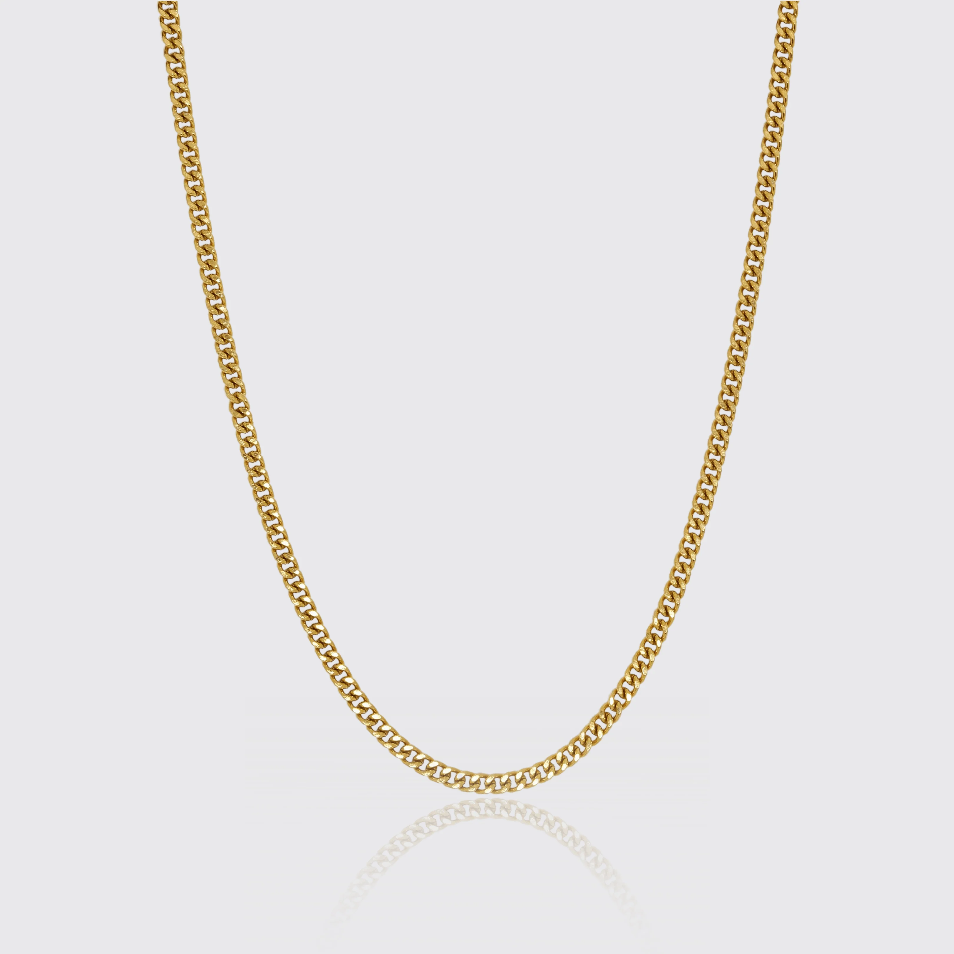 Micro Cuban Chain - Gold - Image 4