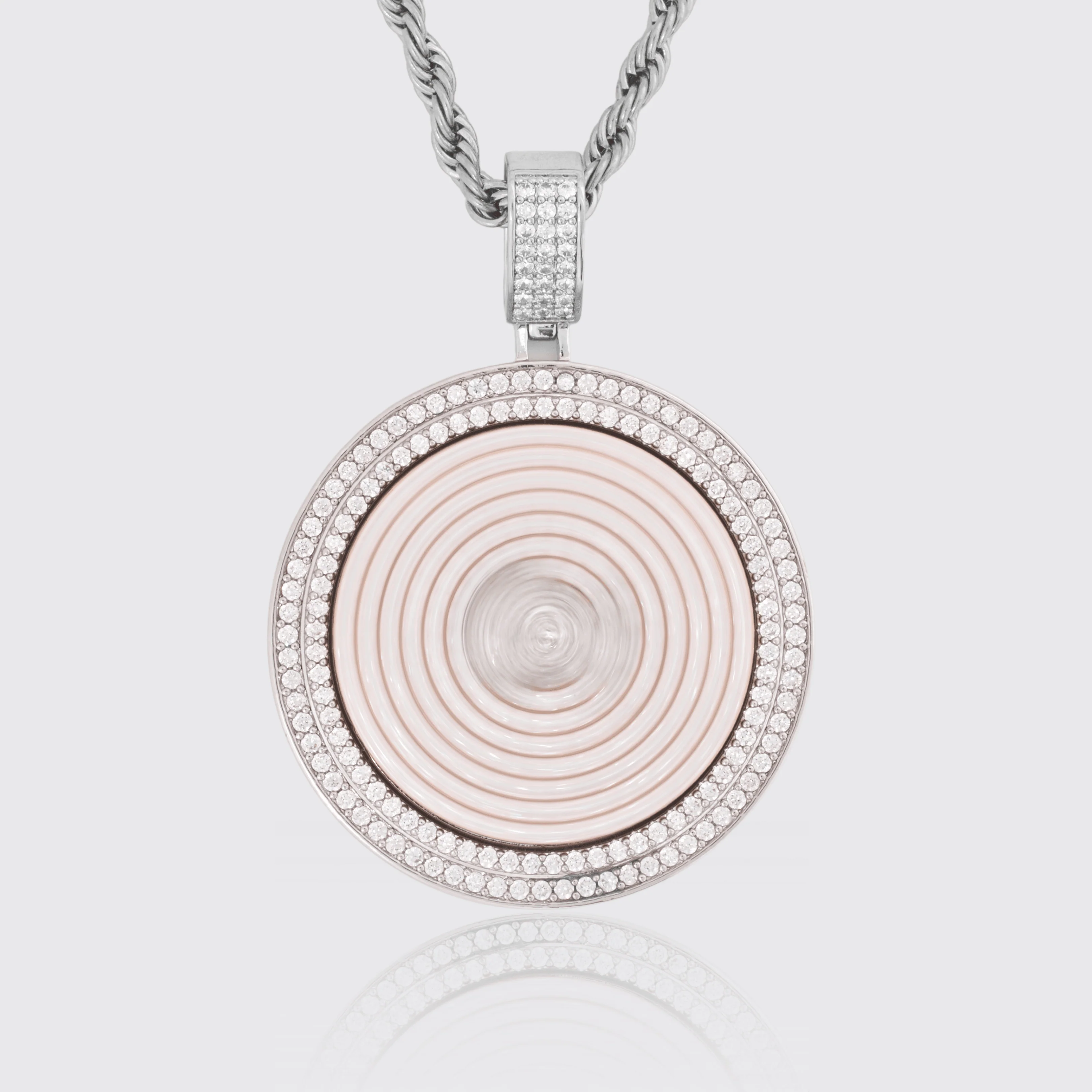 Money Bag Spinning Pendant - Two Tone - Image 3