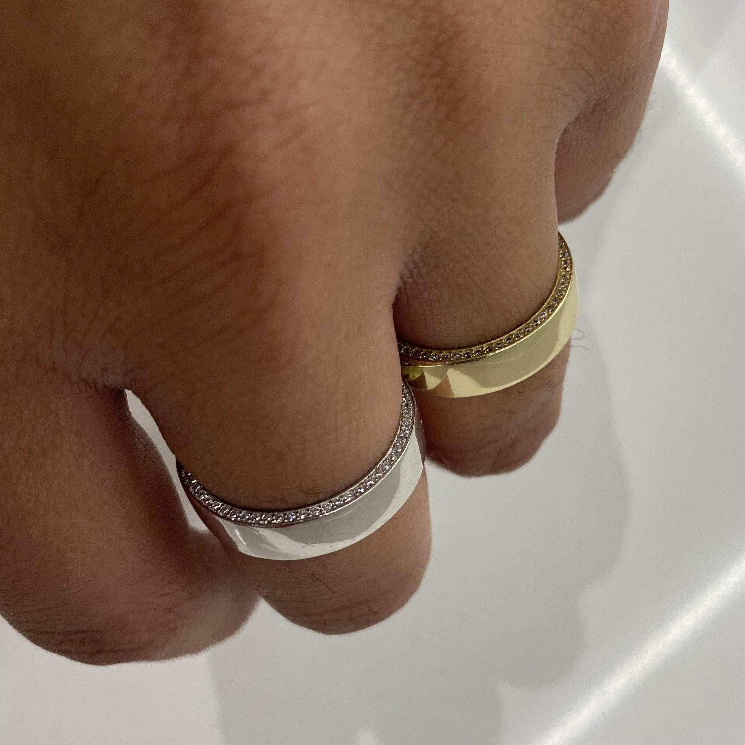 Single Row Band Ring - 925 Silver - Image 4
