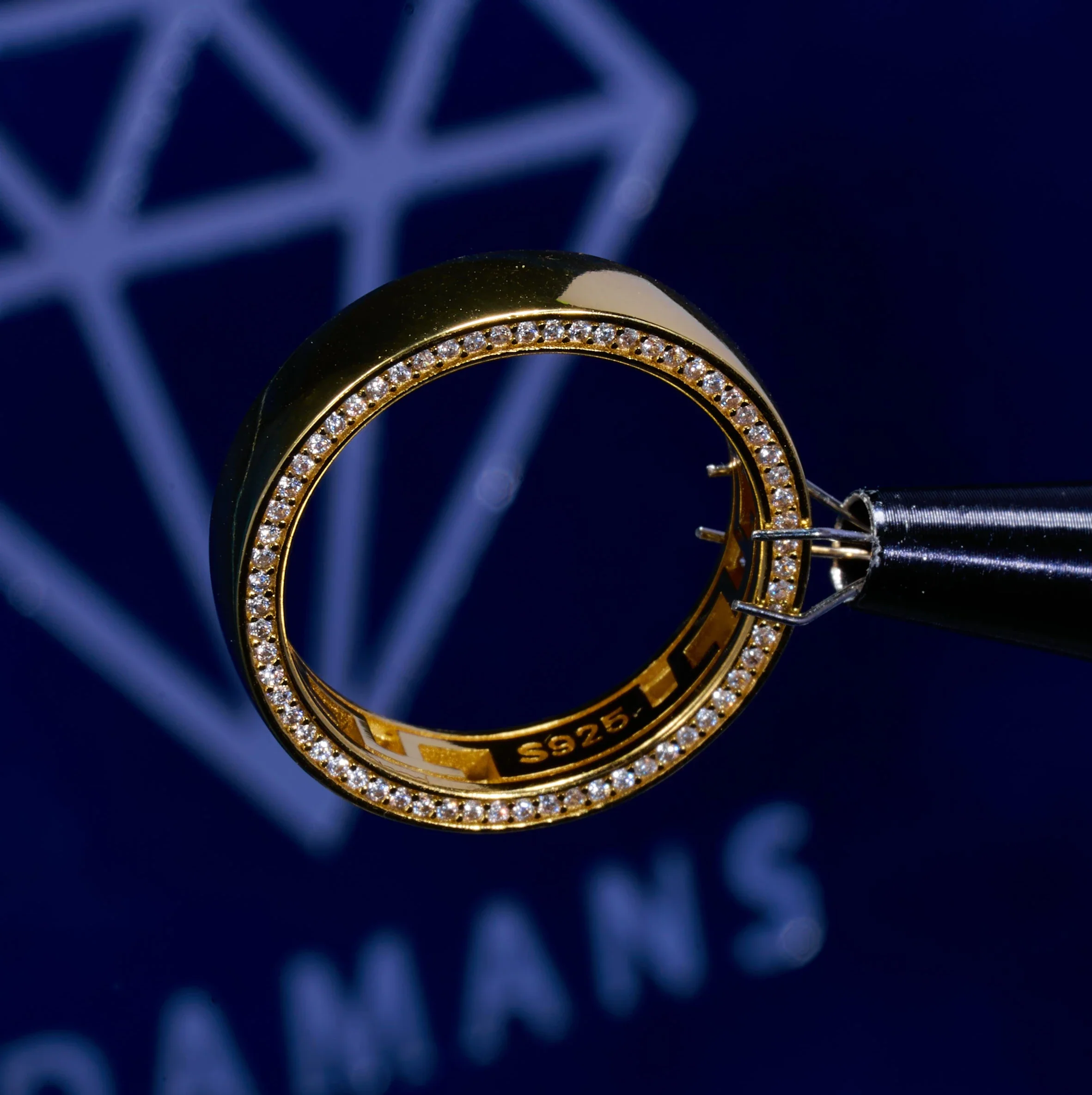 Single Row Band Ring - Vermeil - Image 2